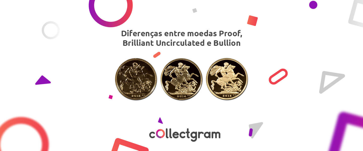 Diferenças entre moedas Proof, Uncirculated e Bullion